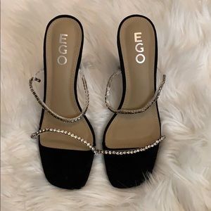 Rhinestone heels